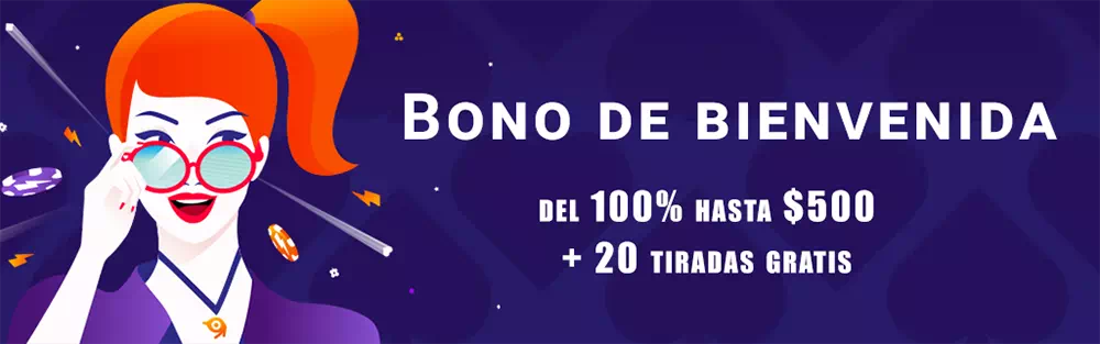 Party Casino Bono de bienvenida del 100% hasta $ 500 + 20 tiradas gratis